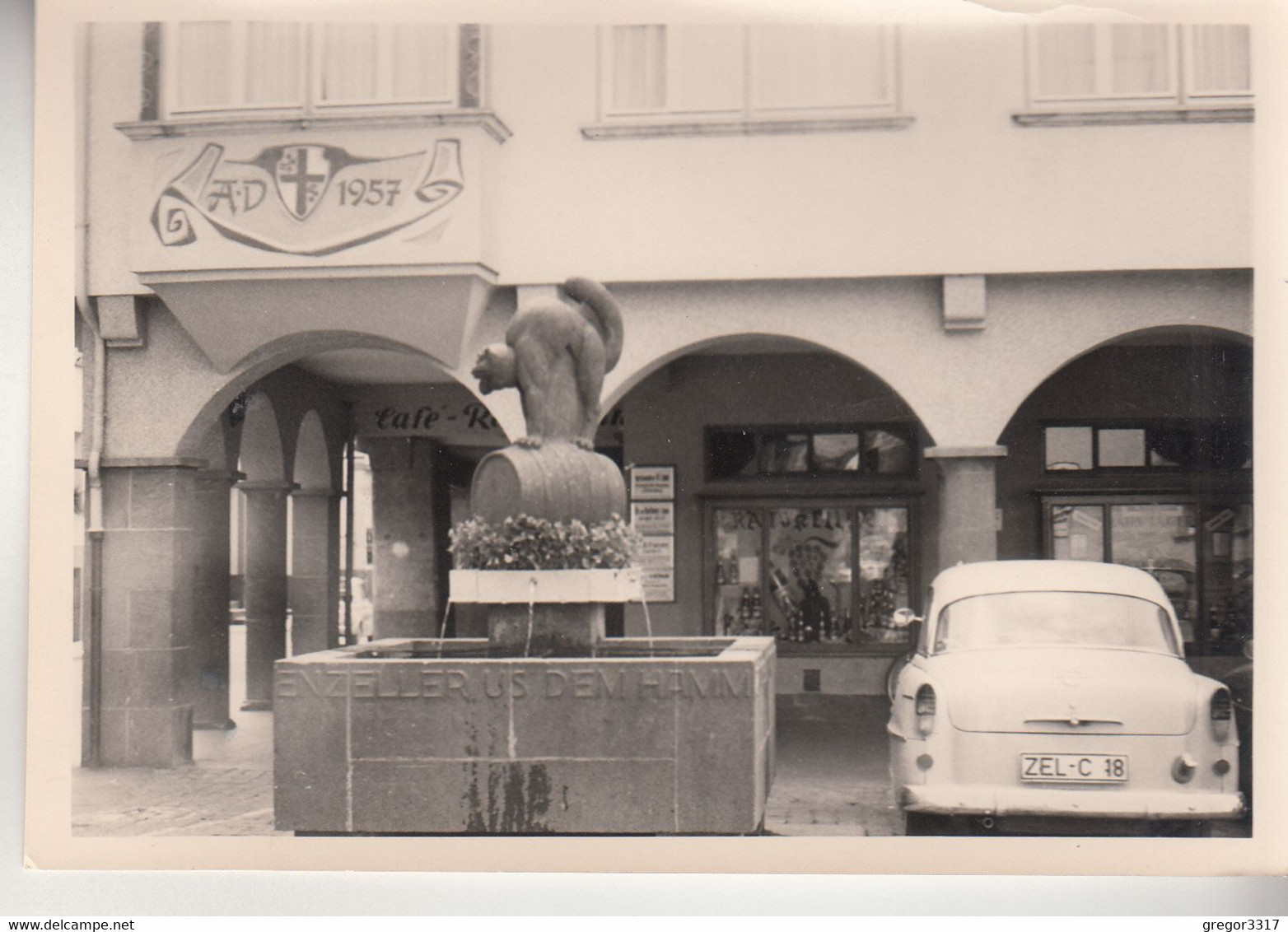 C1528) ZELL A. D. MOSEL - Altes Foto Mit AUTO 1959 - Zell