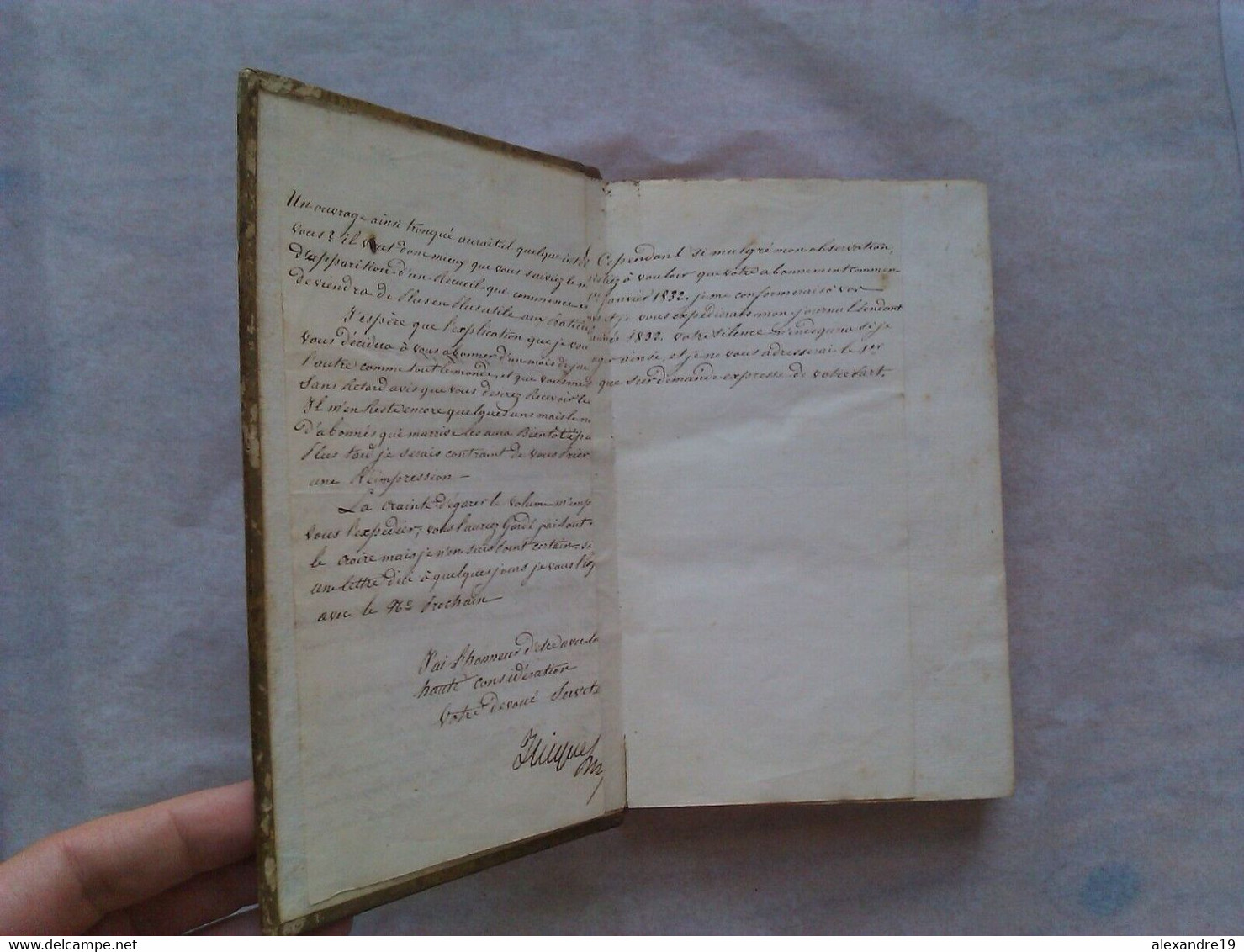 Miquel, Bulletin Général De Thérapeutique, Tome 1, 1831 Lettre Dédicacée Choléra Médecine Revue - 1801-1900