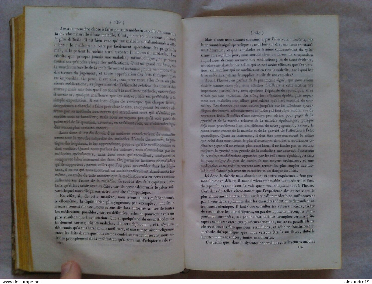 Miquel, Bulletin général de thérapeutique, tome 1, 1831 Lettre dédicacée Choléra Médecine revue