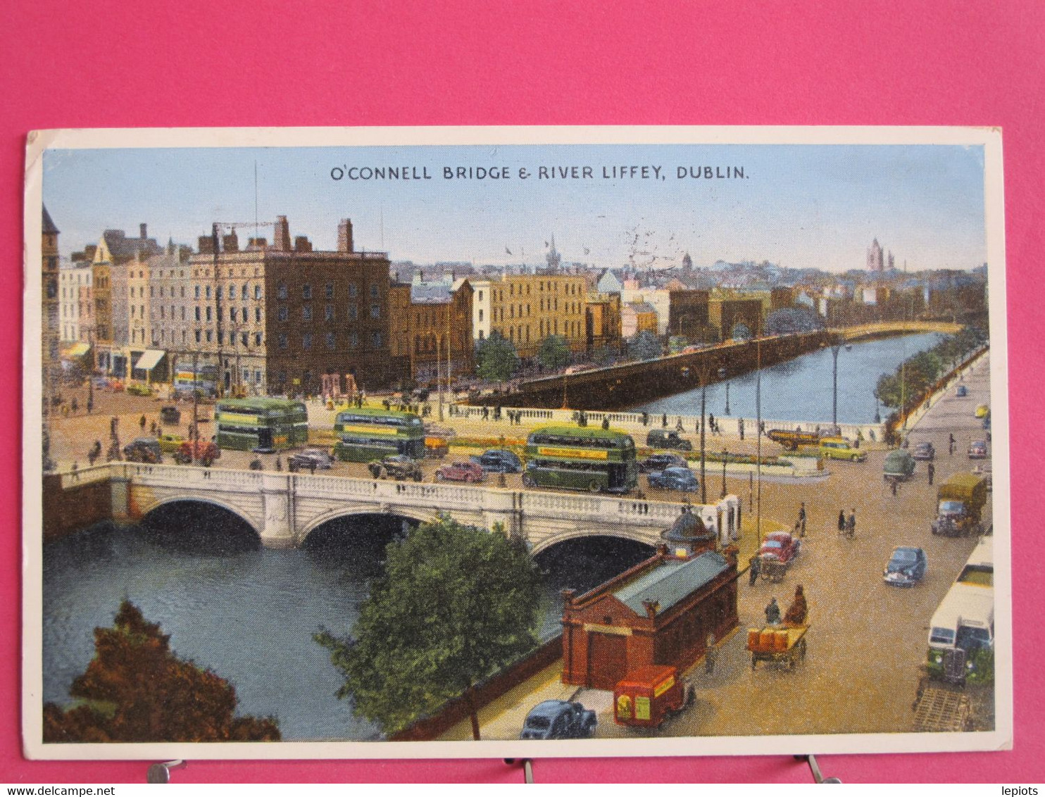 Visuel Très Peu Courant - Irlande - Dublin - O'Connell Bridge & River Liffey - R/verso - Dublin