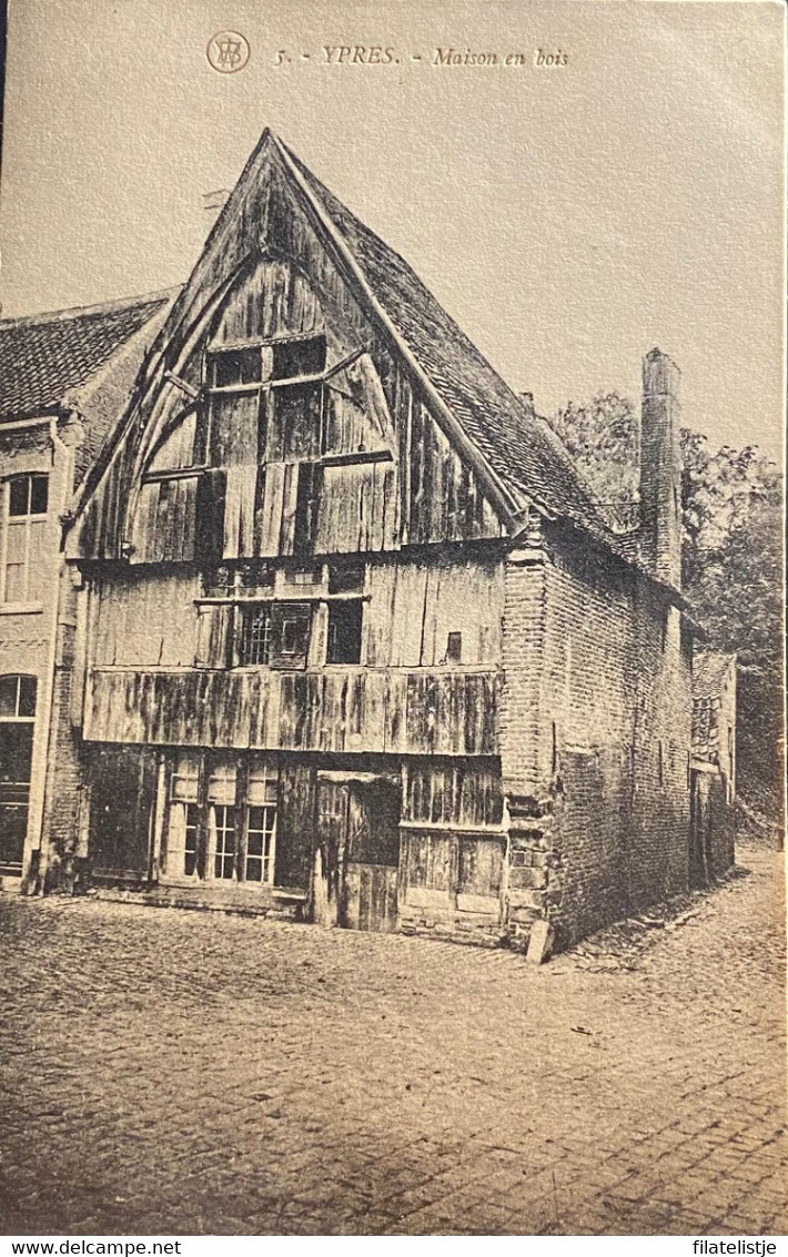 Ieper Maison En Bois Niet Gelopen - Ieper