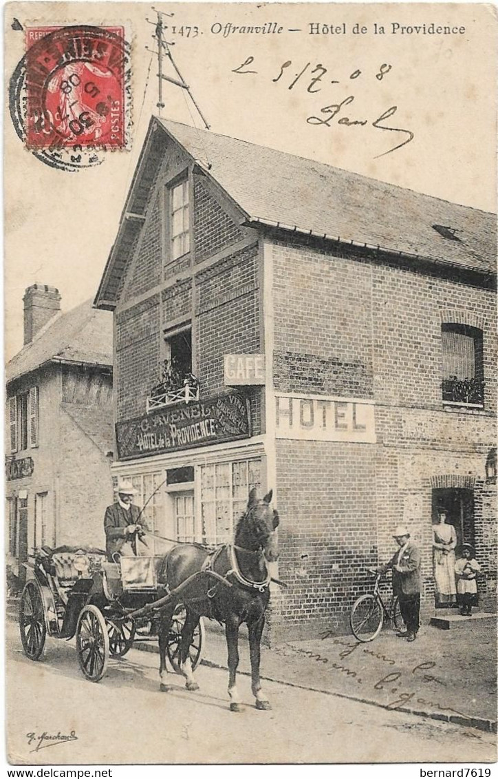 76  Offranville  - Hotel De La Providence - Offranville