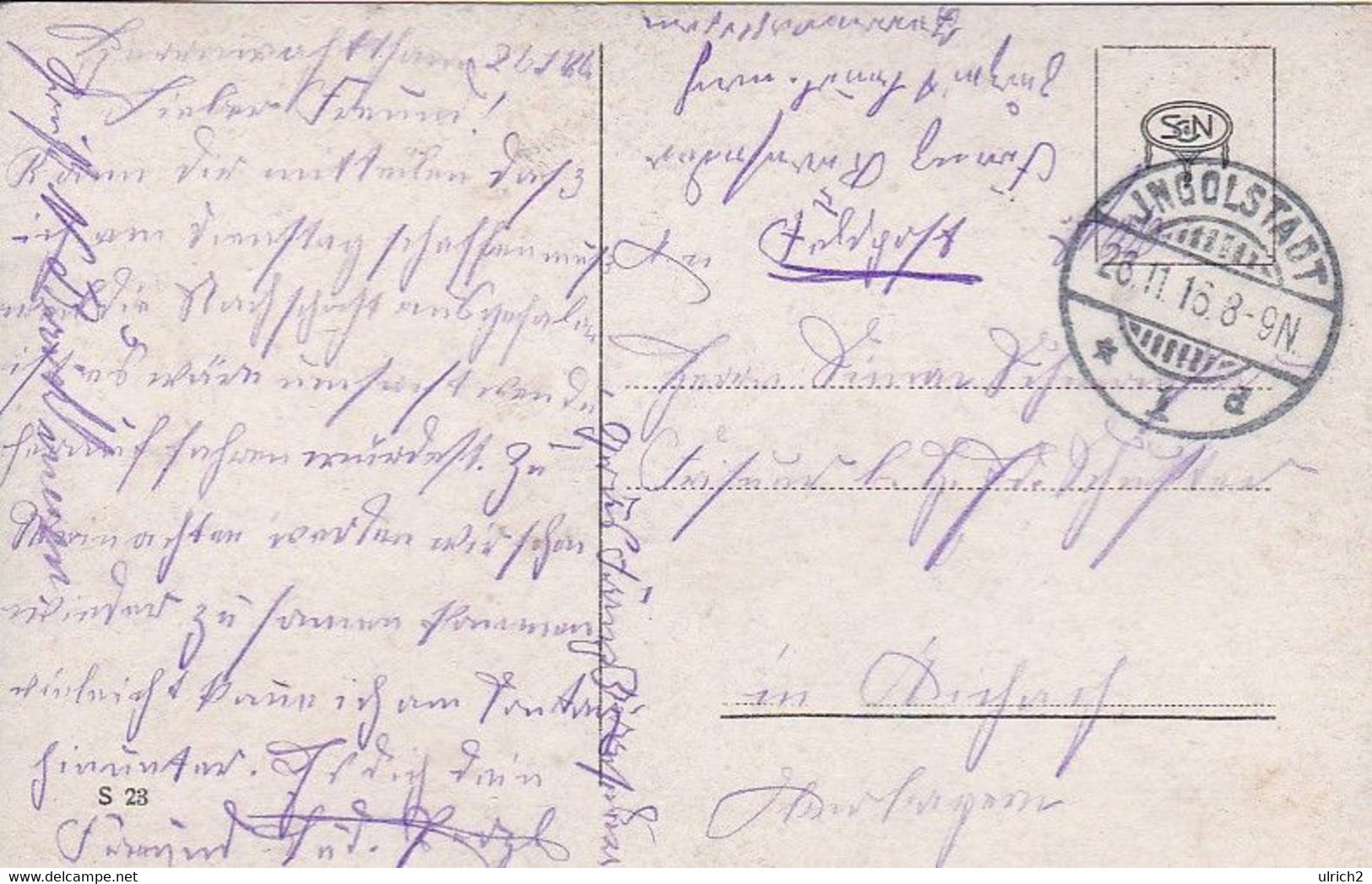 AK Solche Augen Wie Die Deinen - Soldat Mit Frau - Patriotika - Feldpost Ingolstadt 1916 (62273) - Pfingsten