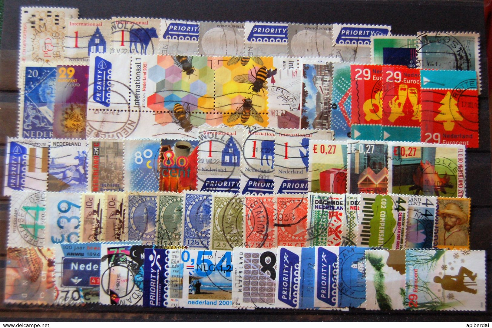 Nederland Pays Bas - Small Batch Of 50 Stamps Used XXX - Colecciones Completas