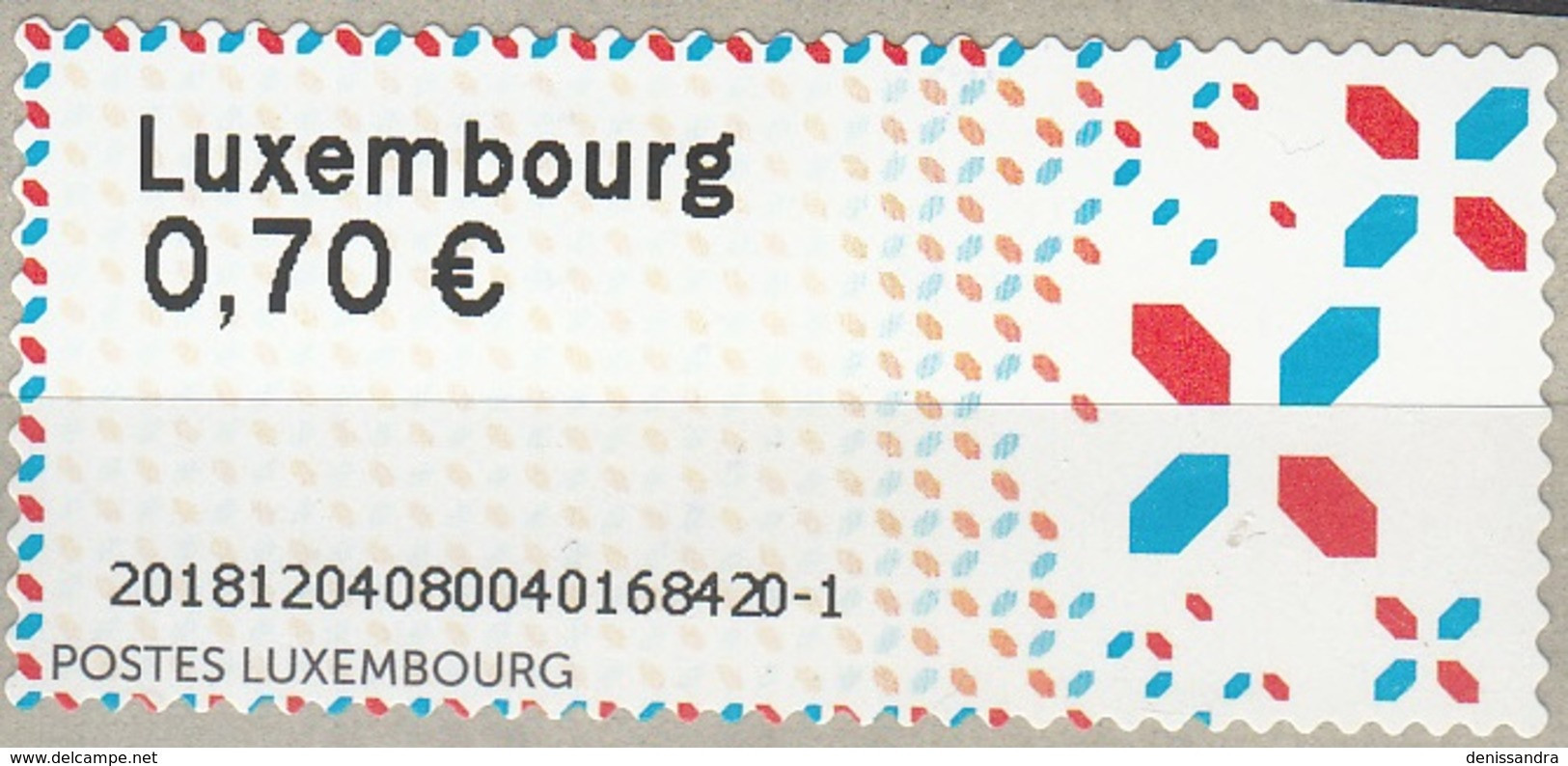 Luxembourg 2018 ATM Logo Visitez Le Luxembourg Neuf ** - Vignettes D'affranchissement