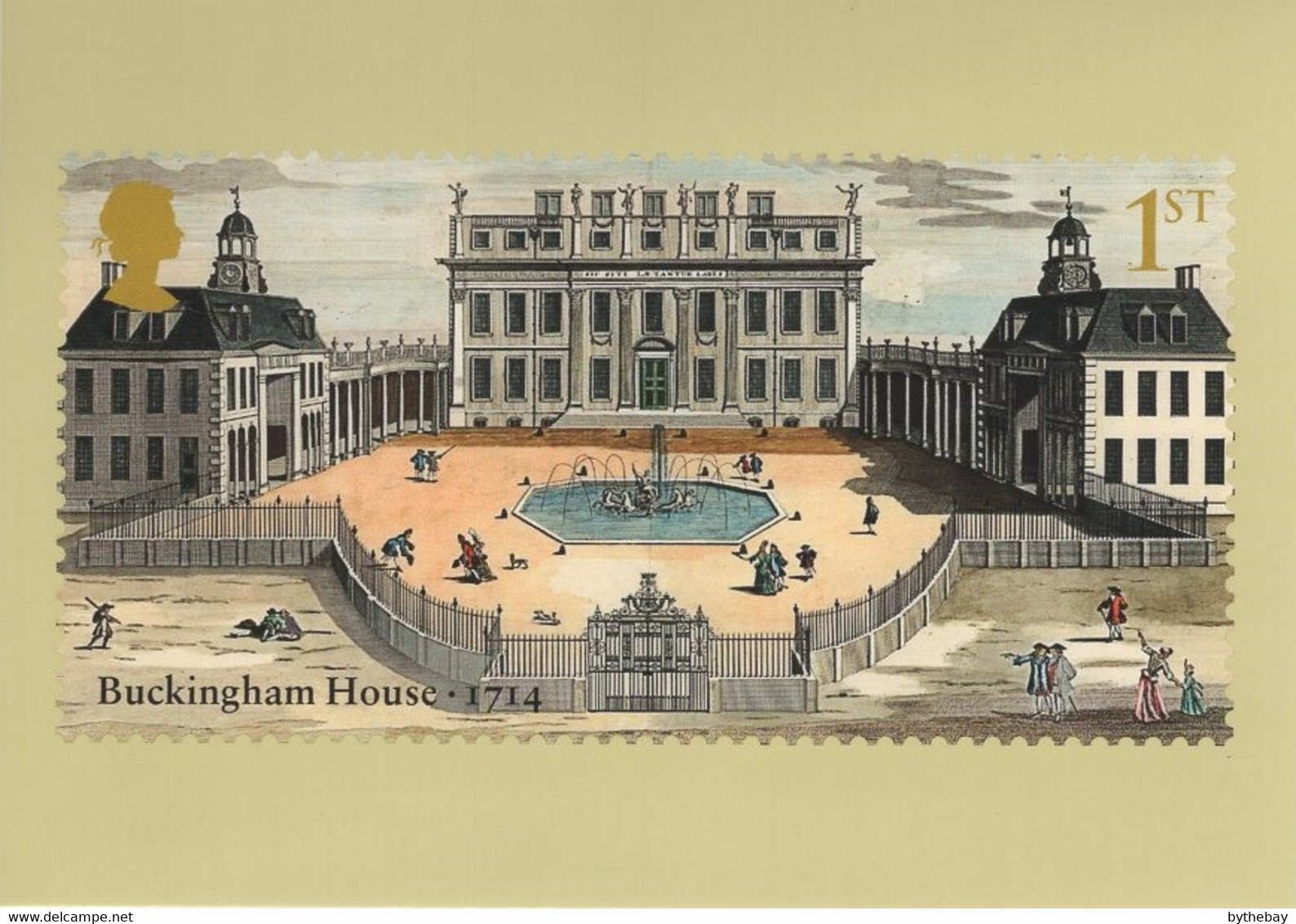 Great Britain 2014 PHQ Card Sc 3283 1st Buckingham House 1714 - Tarjetas PHQ