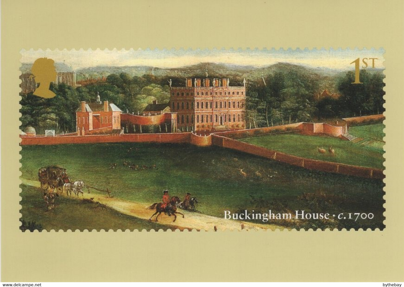 Great Britain 2014 PHQ Card Sc 3284 1st Buckingham House C. 1700 - Carte PHQ