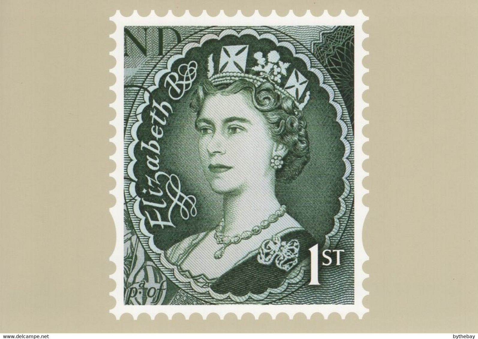 Great Britain 2012 PHQ Card Sc 2996b 1st QEII Image 1960 Bank Note - Cartes PHQ