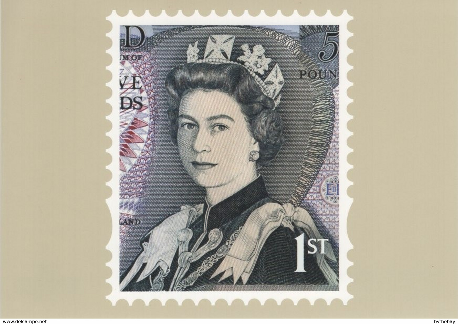 Great Britain 2012 PHQ Card Sc 2996c 1st QEII Image 1971 Bank Note - Carte PHQ