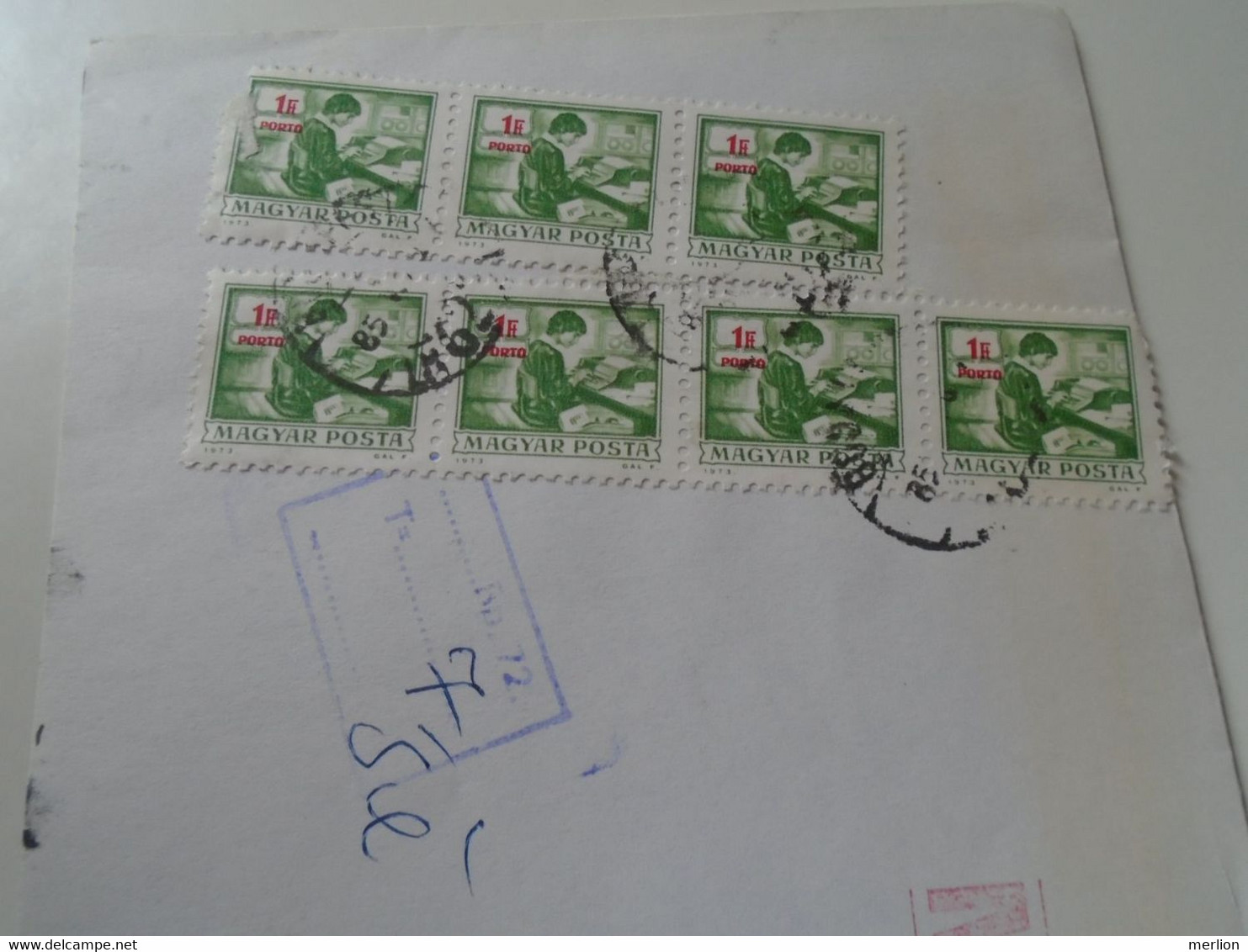 ZA401.8   Switzerland Suisse -cancel 1985ZÜRICH   .  - Ema -red Meter Postage Due - Porto  Hungary - Affranchissements Mécaniques