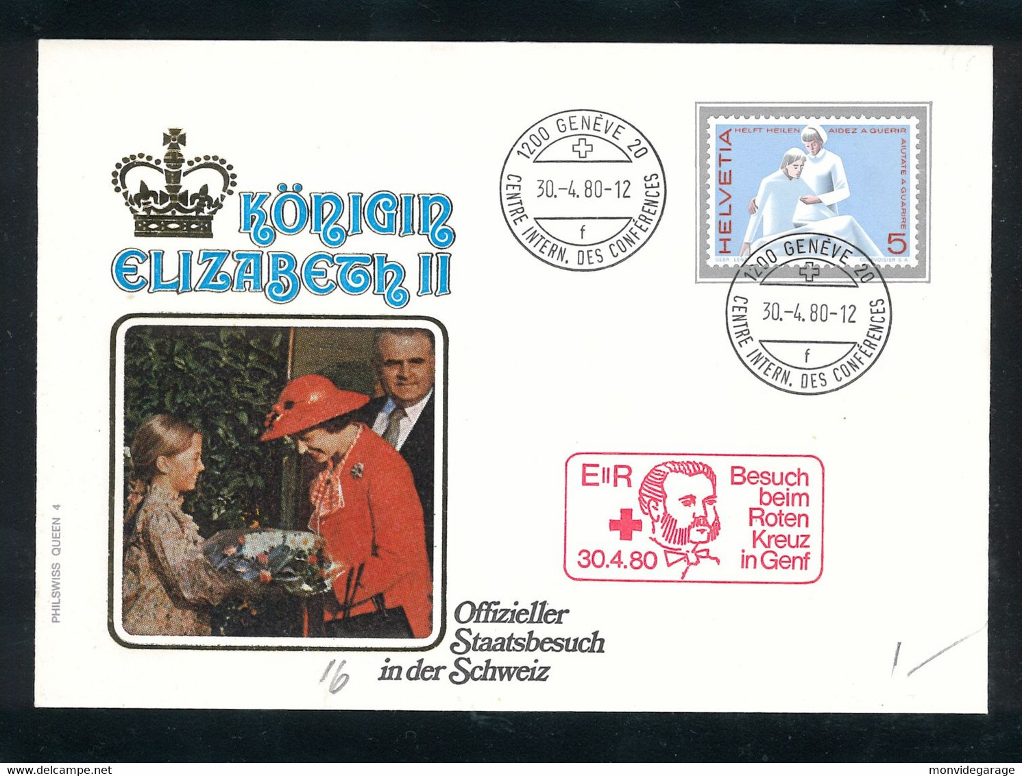 Centre Intern. Des Conférences - Reine Elizabeth II - 30 04 1980 - Premier Jour - Genève - OMS - 50/2 - OMS