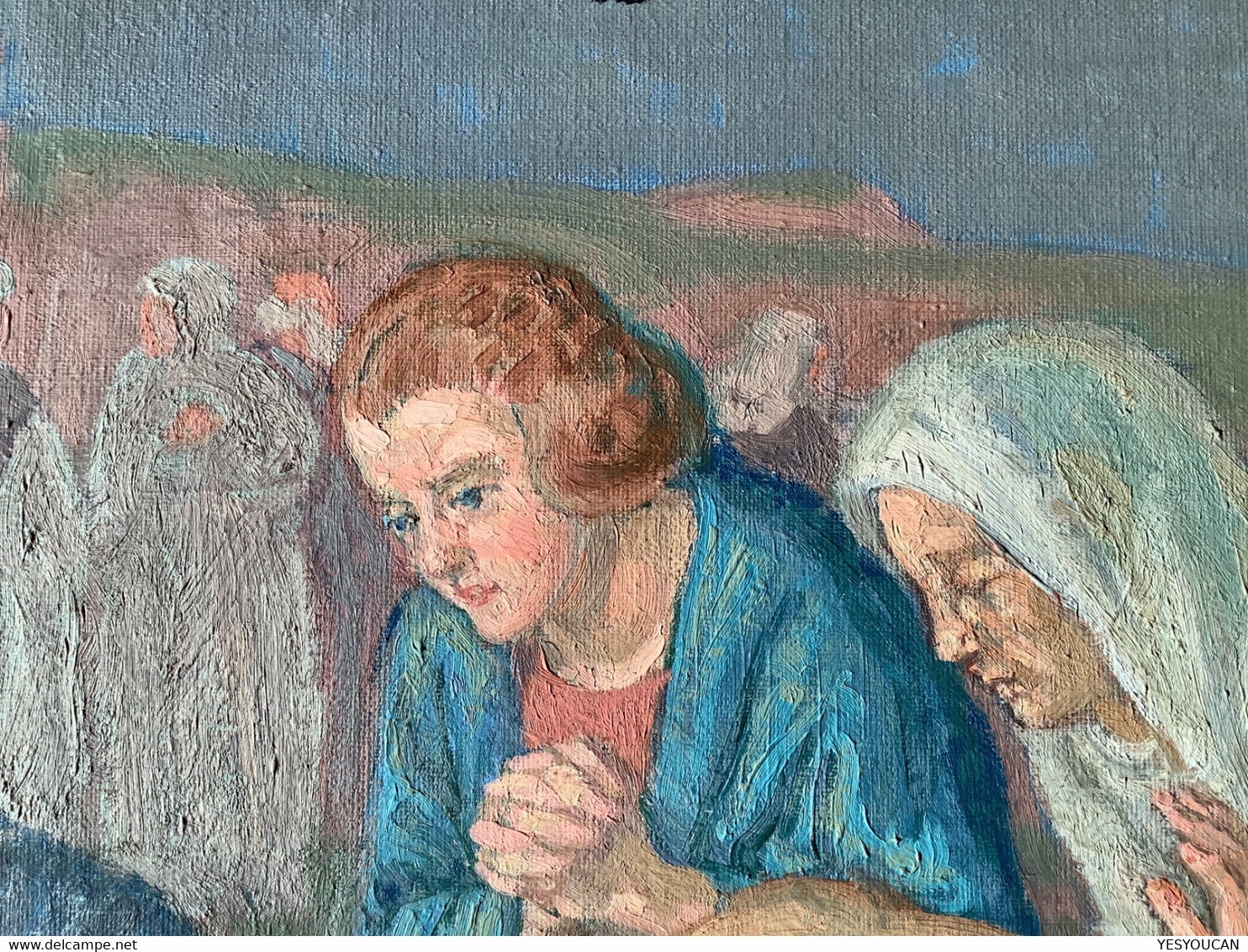 Louis Uldry(1878-1960)peinture LA PASSION DU CHRIST>Musée De Carouge  (art Suisse Genéve Painting Jesus Schweizer Kunst - Oleo