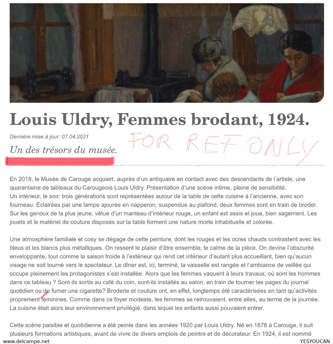 Louis Uldry(1878-1960)peinture LA PASSION DU CHRIST>Musée De Carouge  (art Suisse Genéve Painting Jesus Schweizer Kunst - Huiles