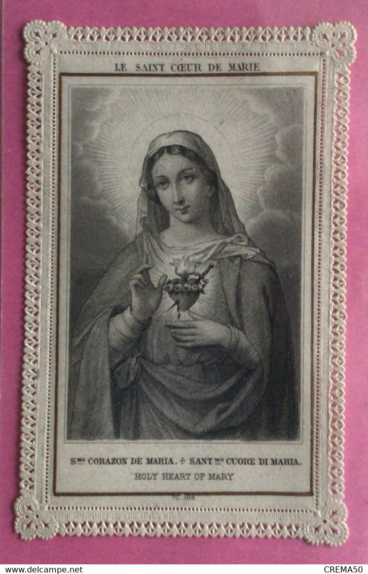 Canivet - Sainte Corazon De Maria - Images Religieuses