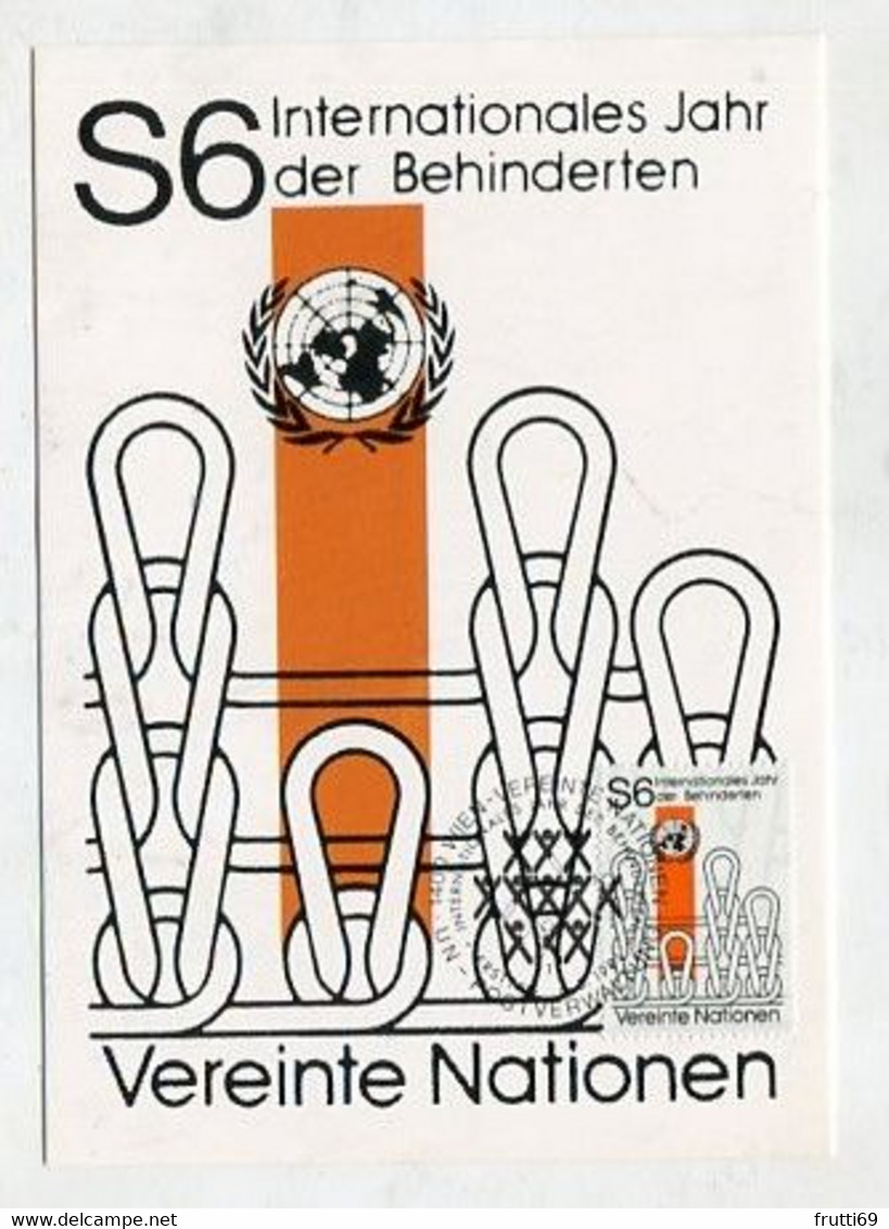 MC 099098 UNO VIENNA - Wien - Internationales Jahr Der Behinderten  - 1981 - Maximumkarten