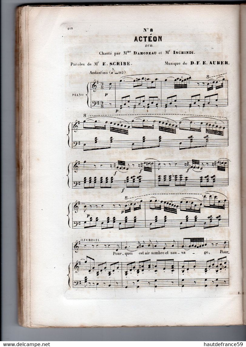 RECUEIL Répertoire Partitions 1908 Paroles & Musique , 216 Pages  - CHANTEUR DUOS SOPRANO & BASSE édit Brandus & Dufour - Gezang