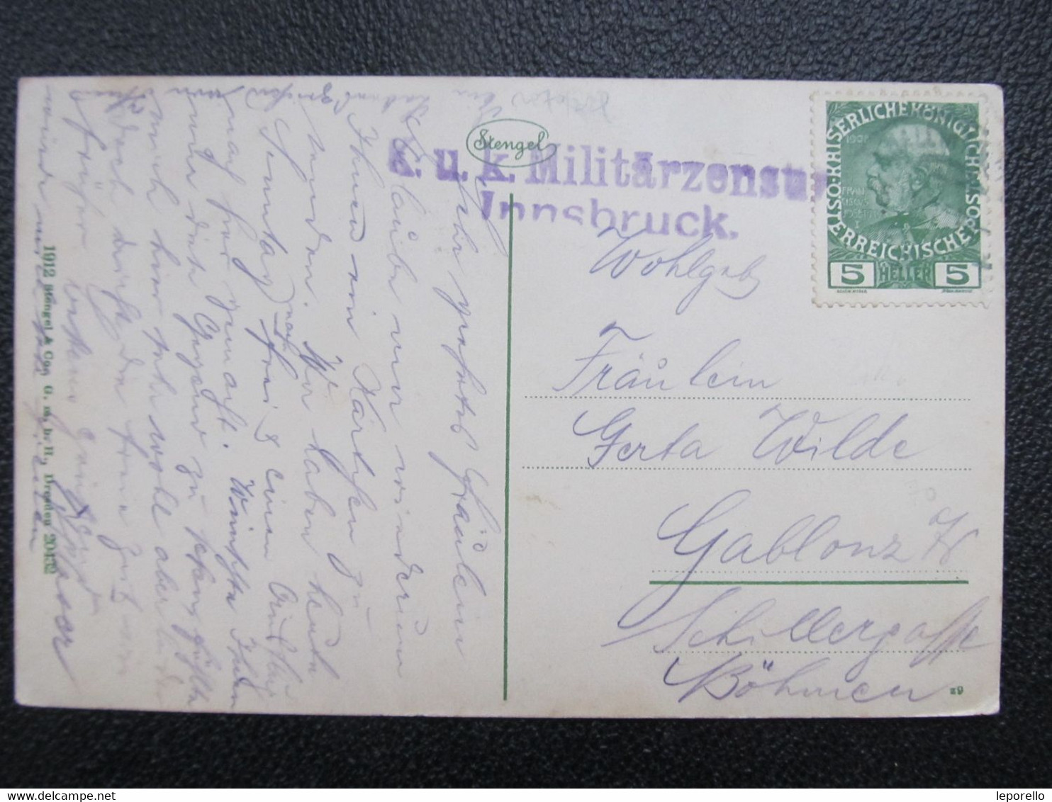 AK HALL I.T. Strassenbahn 1915 /// D*54688 - Hall In Tirol