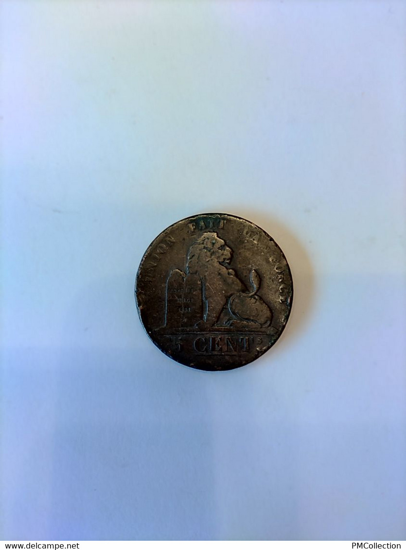 BELGIQUE 5 CENTS LEOPOLD PREMIER 1837 - 5 Cents