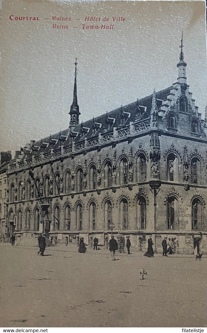 Kortrijk Het Stadhuis Niet Gelopen - Kortrijk