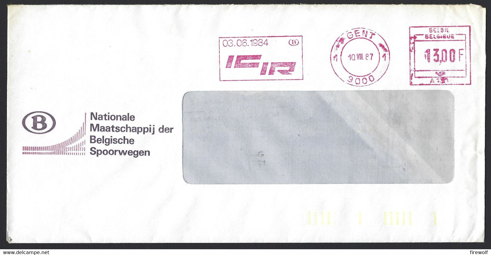 B24 - Belgium - 1987 - Gent - NMBS ICIR - Railways - Otros & Sin Clasificación