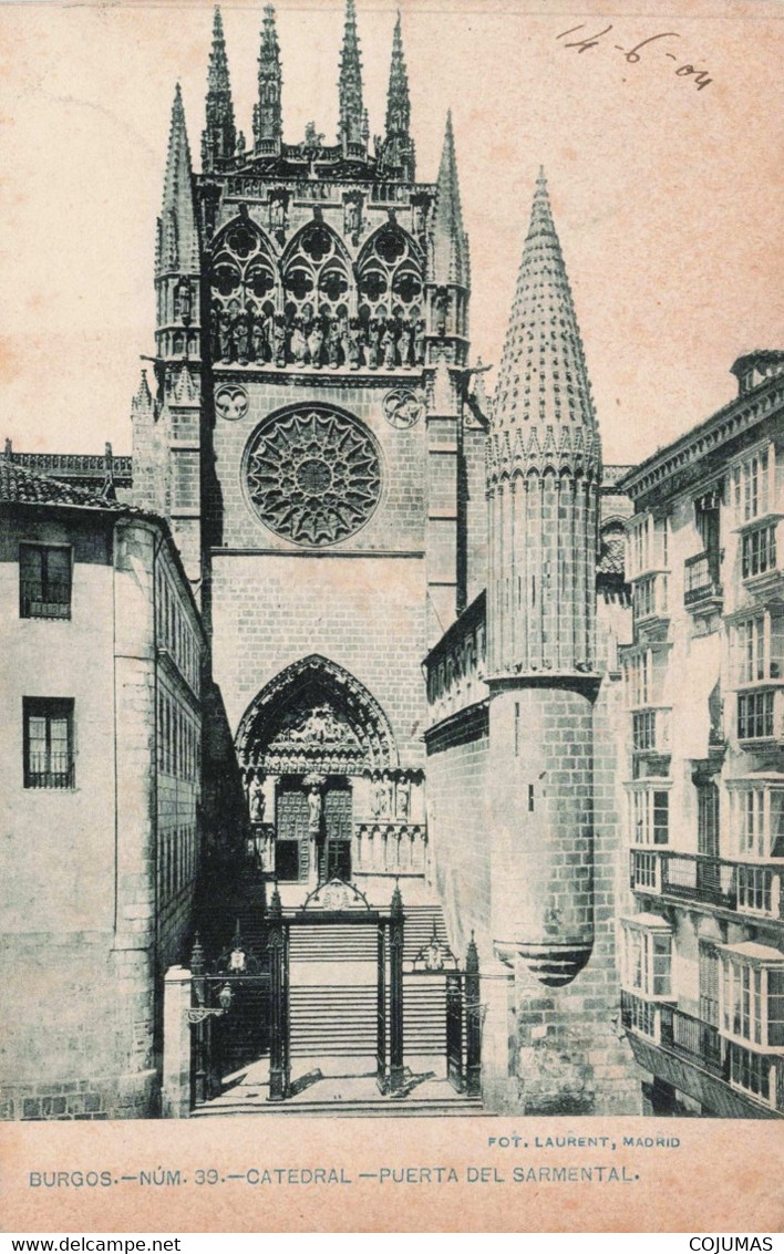 ESPAGNE - S04735 - Burgos - Cathedral - Puerta Del Sarmental - L8 - Burgos
