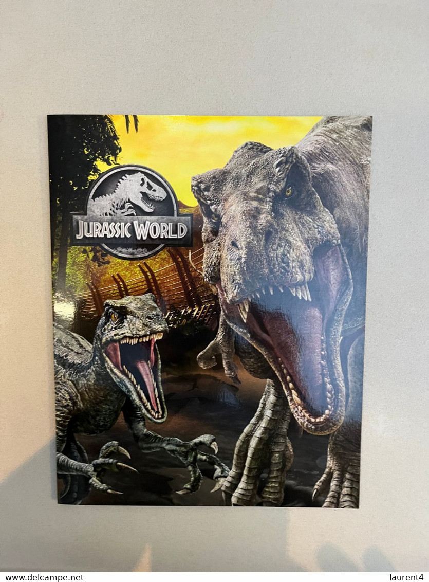 (folder 19-12-2022) Australia Post - Dinausaur - Jurassic World (with 1 Cover) Postmarked 5-9-2022 - Presentation Packs