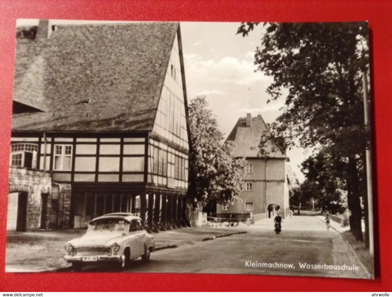 AK Kleinmachnow Wasserbauschule PKW Haus Ca. 1973 - Kleinmachnow