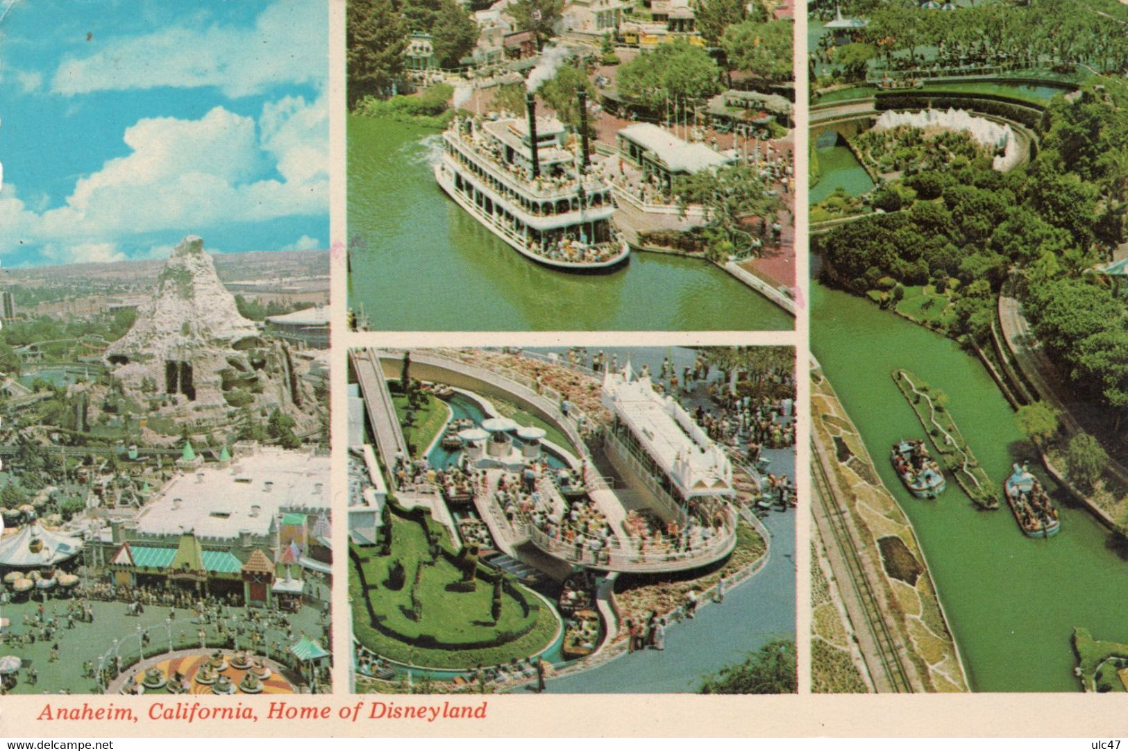 - ANAHEIM, CALIFORNIA, HOME OF DISNEYLAND  - Scan Verso - - Anaheim