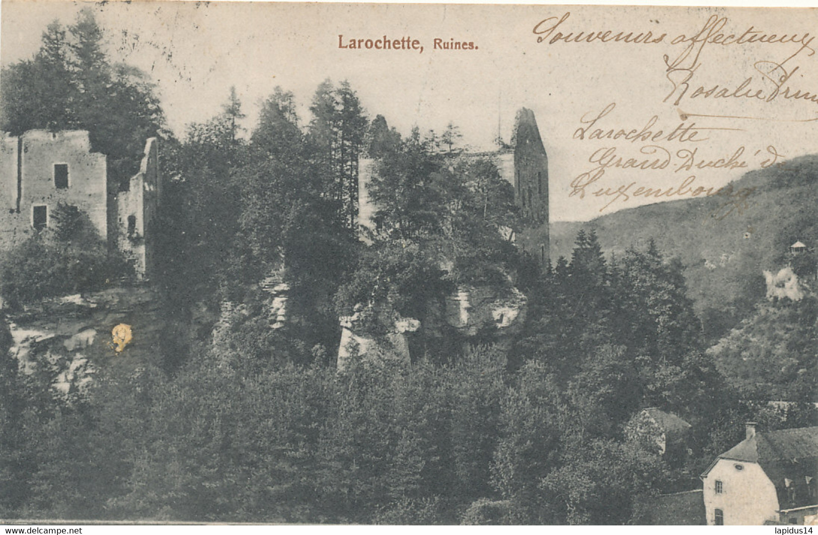 AV 540  C P A. LUXEMBOURG- LAROCHETTE  RUINES - Larochette