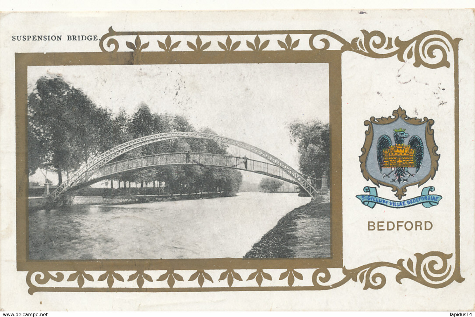 AV 567  C P A.   ROYAUME UNIS -  BEDFORD  SUSPENSION BRIDGE - Bedford