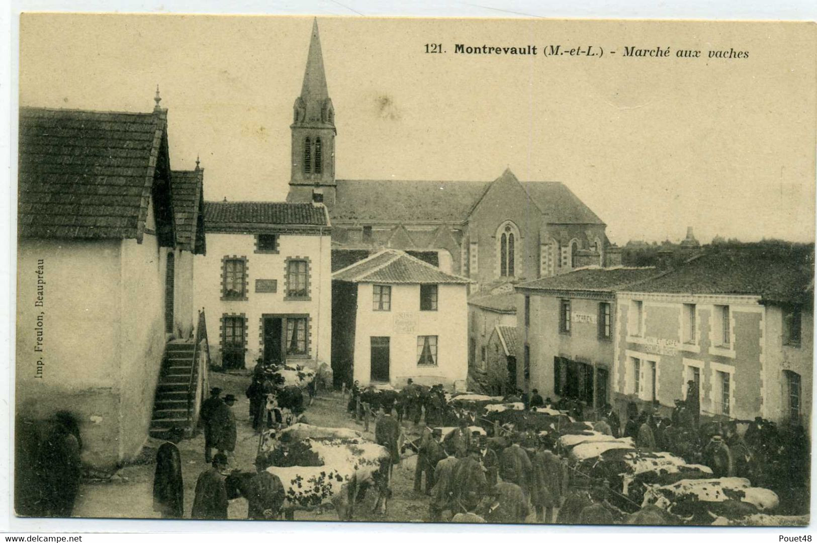 49 - MONTREVAULT - Marché Aux Vaches - Montrevault