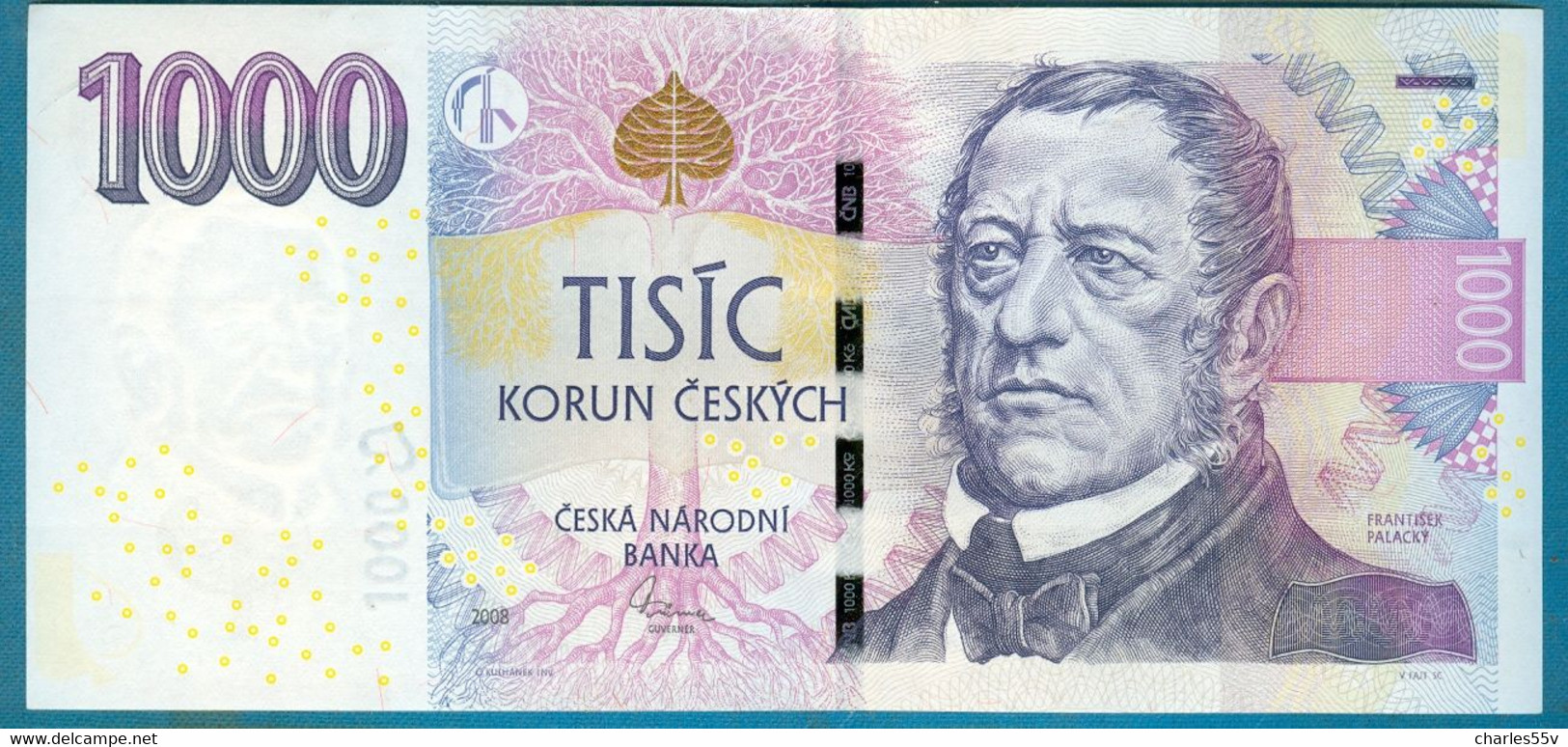 Czech Republic 1000 Korun 2008 Prefix H -  UNC - Tsjechië