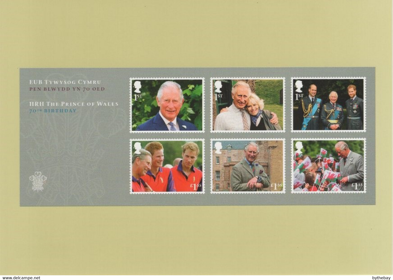Great Britain 2018 PHQ Card Sc 3801 Princes Charles 70th Birthday - PHQ-Cards