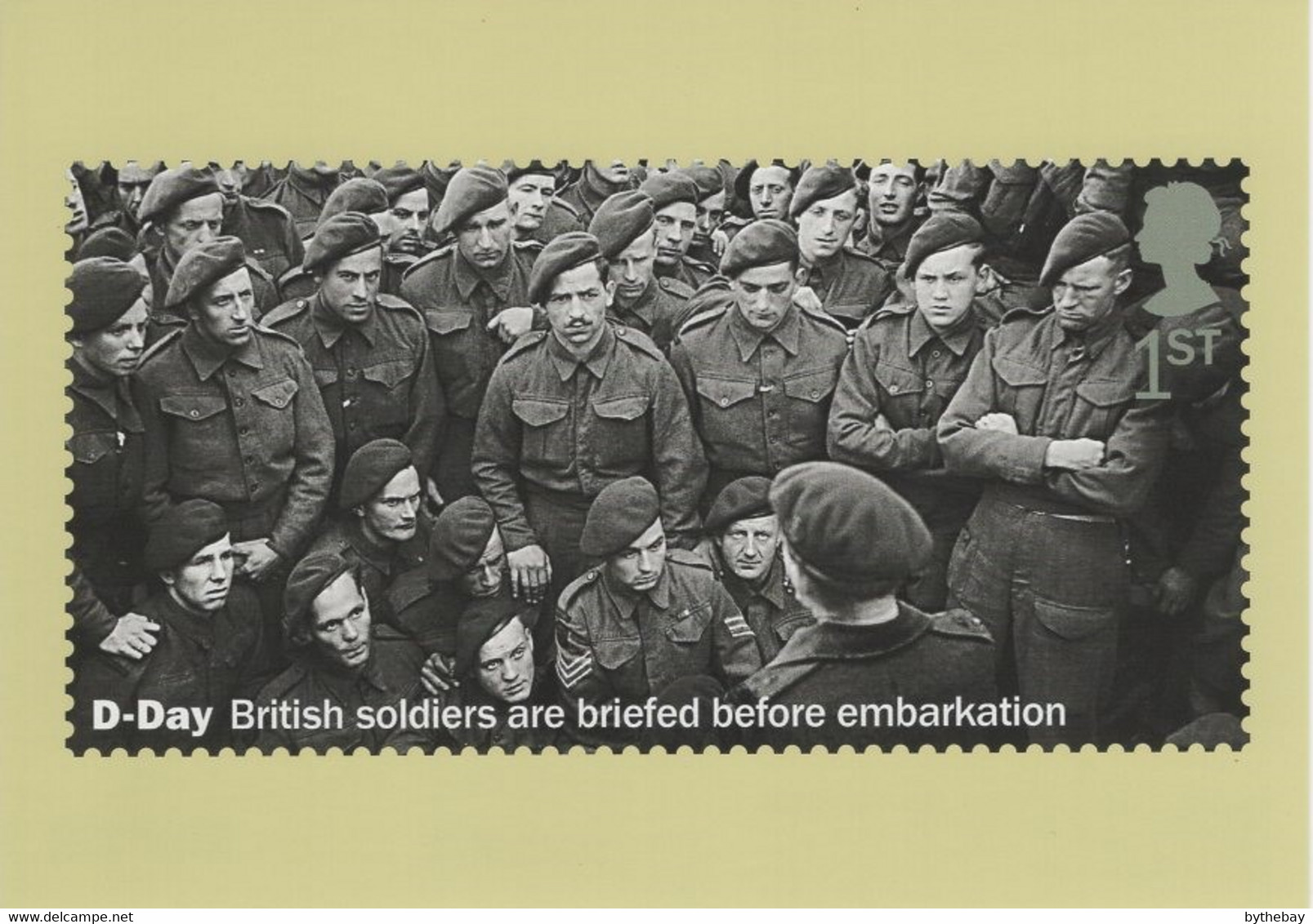 Great Britain 2019 PHQ Card Sc 3853 1st D-Day British Soldiers Briefed - PHQ Karten