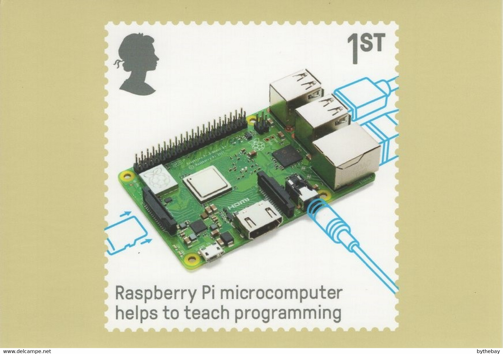 Great Britain 2019 PHQ Card Sc 3839 1st Raspberry Pi Microcomputer - PHQ Cards