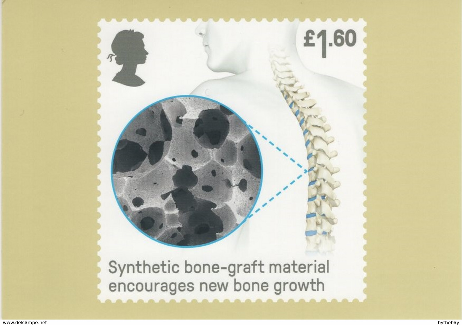 Great Britain 2019 PHQ Card Sc 3844 1.60pd Synthetic Bone-graft Material - Cartes PHQ