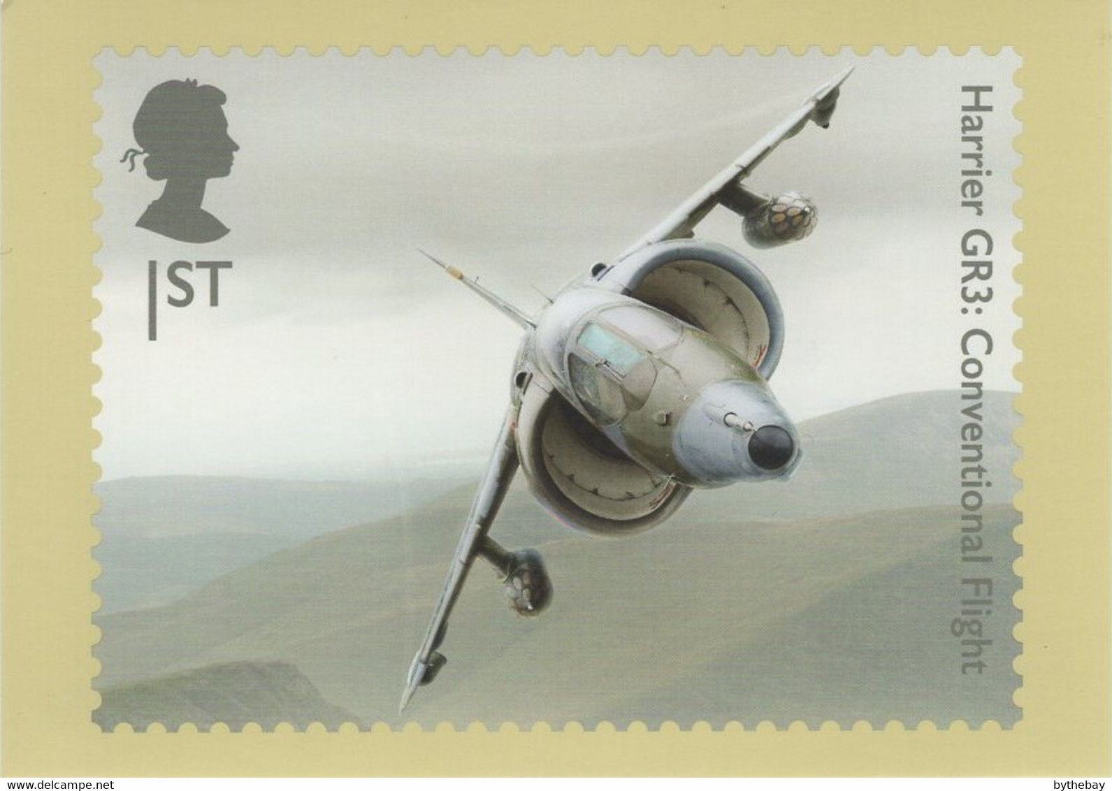 Great Britain 2019 PHQ Card Sc 3845b 1st Harrier GR3 Convential Flight - PHQ Karten