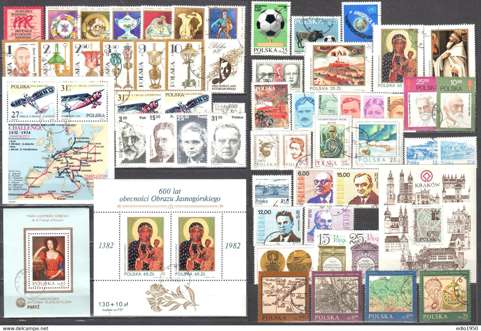 Poland 1982 - Complete Year Set - Used Gestempelt - Full Years