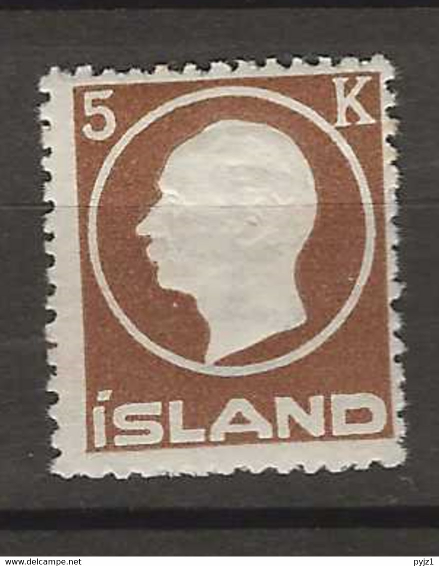 1912 MNH Iceland Mi 75 Postfris** - Unused Stamps