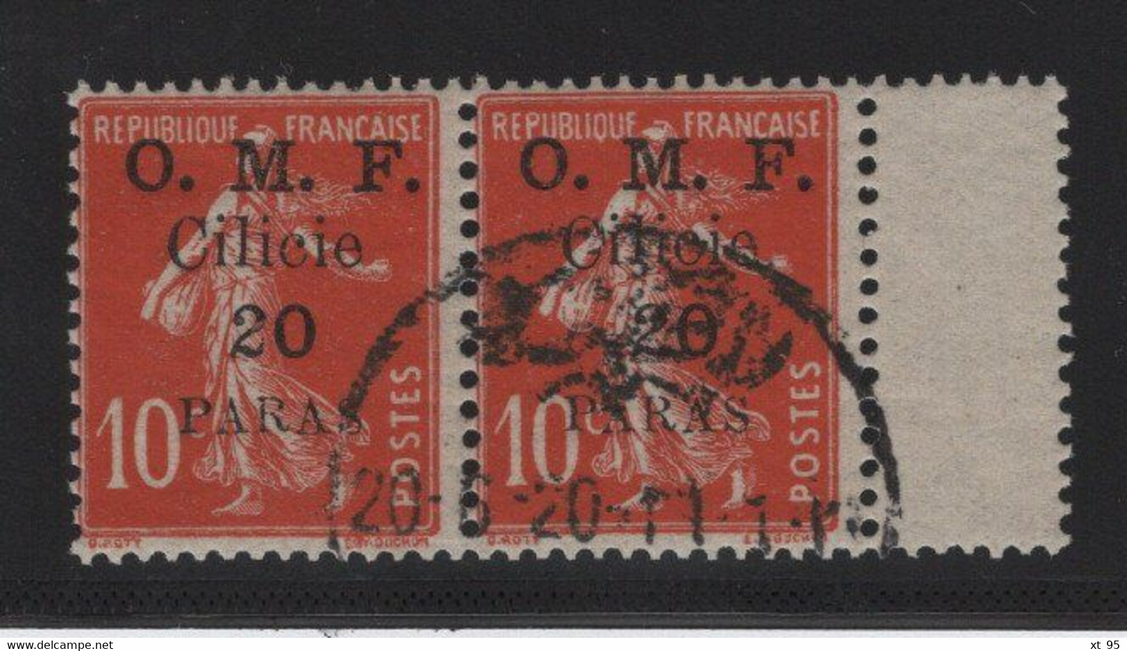 Cilicie - N°92 Type I - Obliteration ADANA - Used Stamps