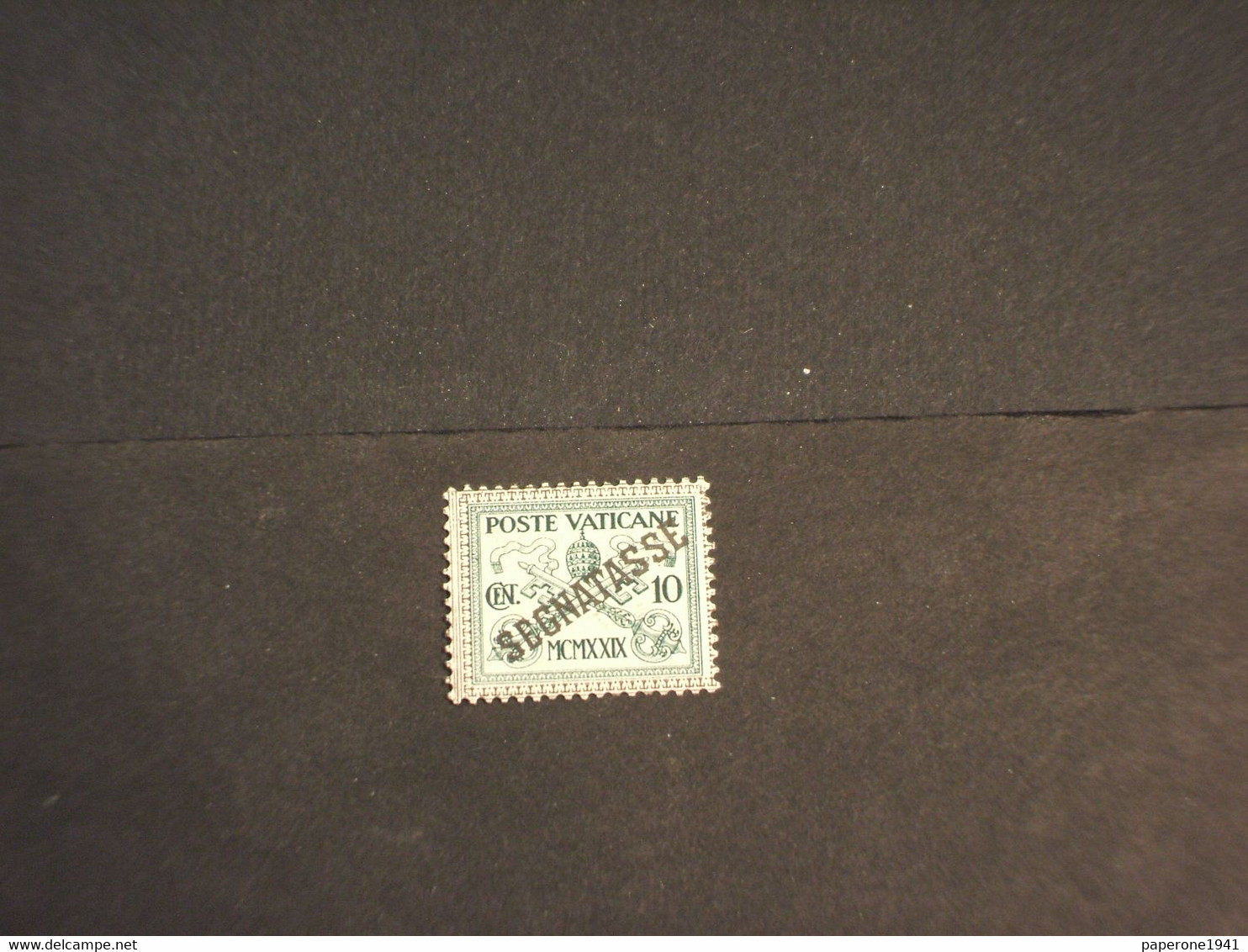 VATICANO - SEGNATASSE - 1931 STEMMA 10 C.  - NUOVO(++) - Portomarken