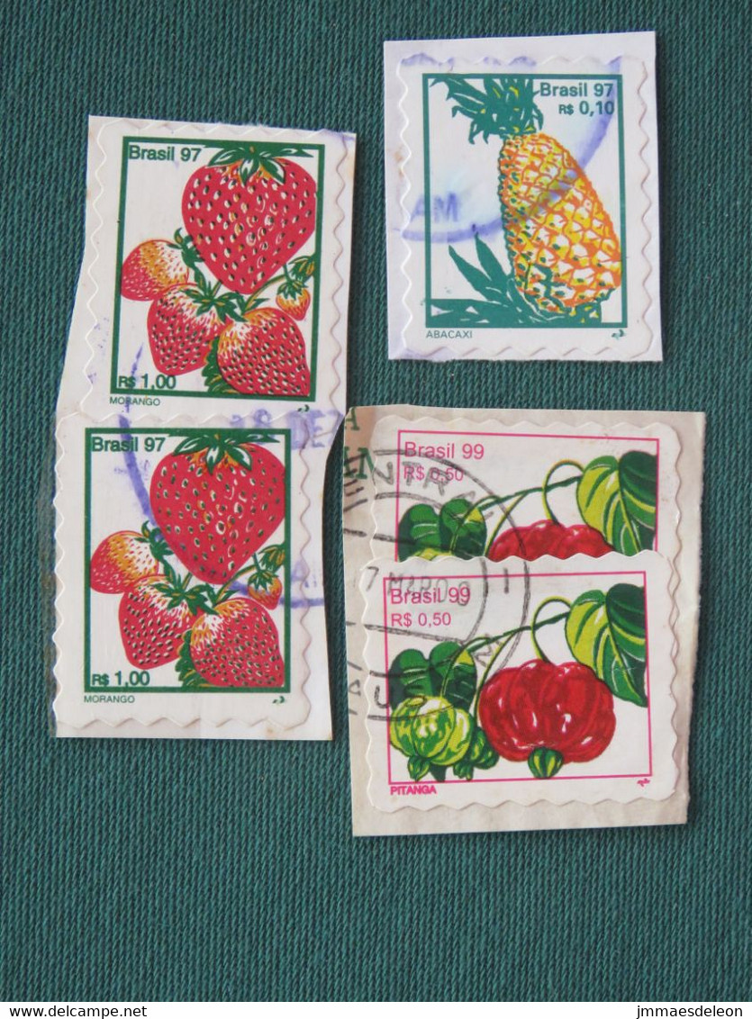 Brazil 1997 - 1999 - Fruits - Used Stamps