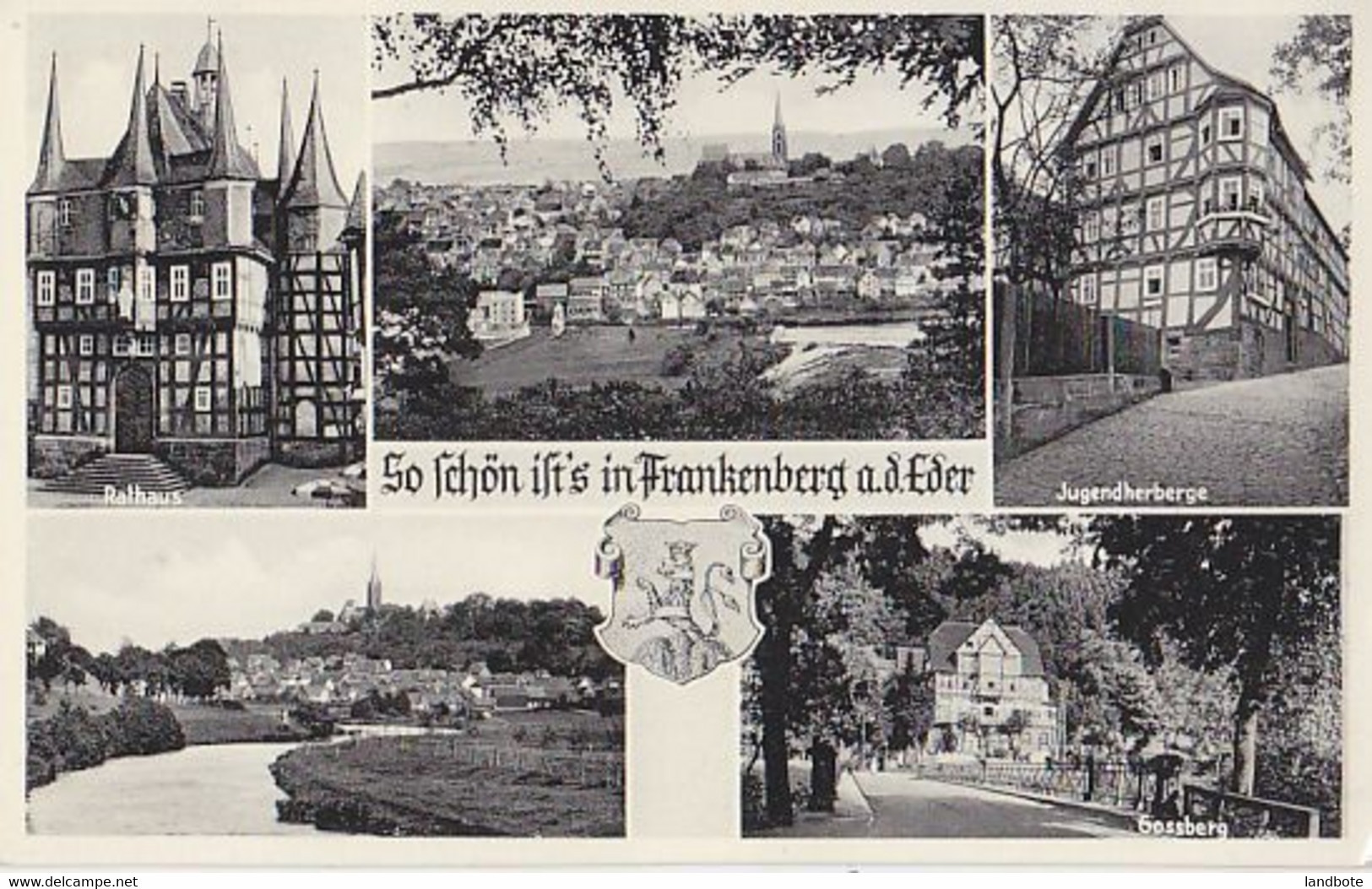 So Schön Ist's In Frankenberg A. D. Eder - Rathaus - Jugendherberge - Gossberg - Frankenberg (Eder)