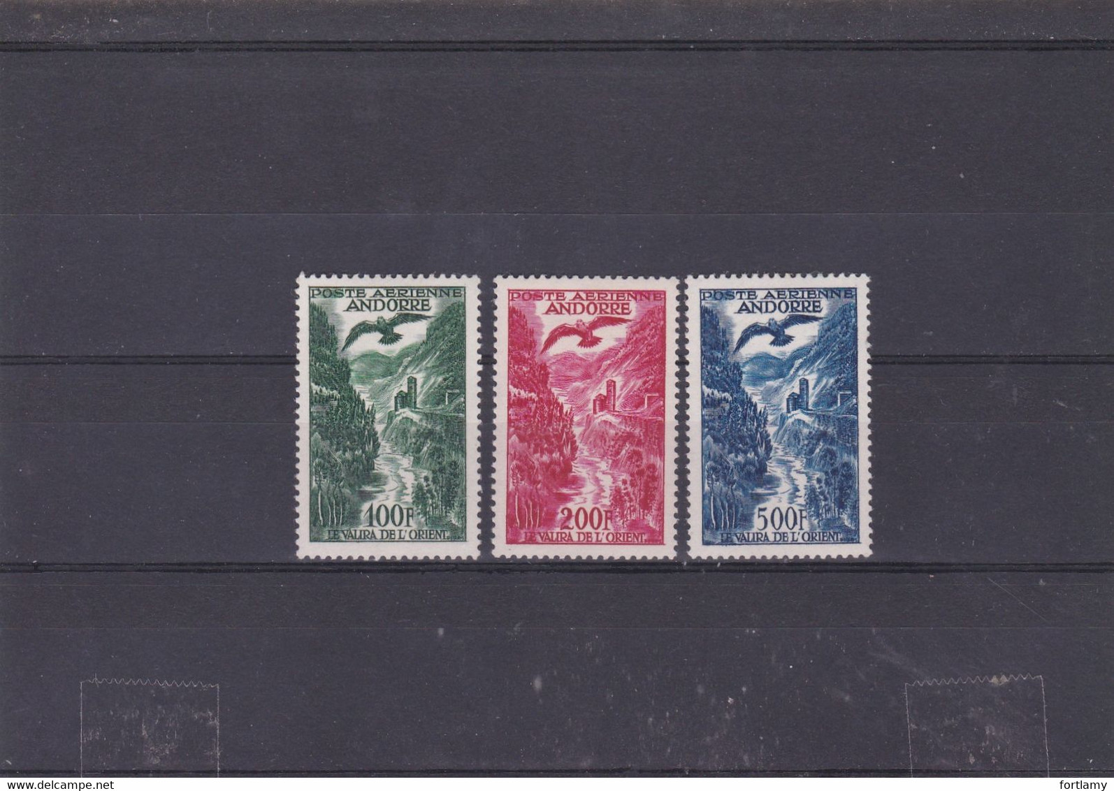 LOT 446 ANDORRE  PA N°  2 - 3 - 4 ** - Airmail