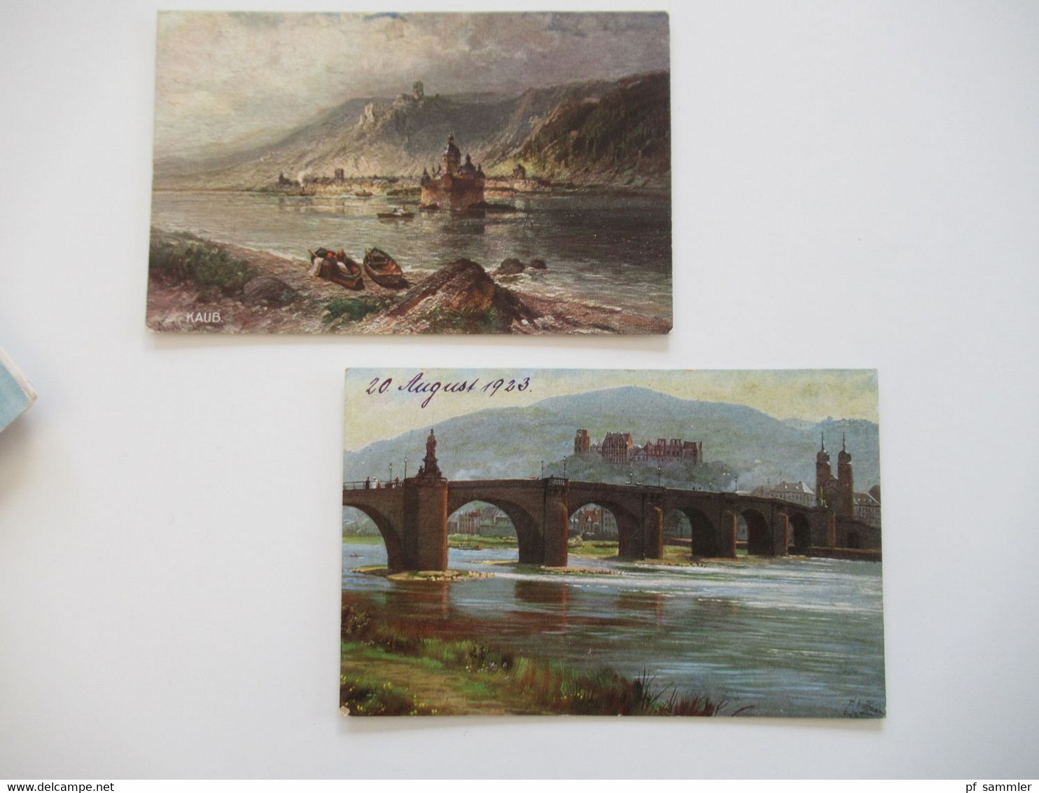AK Posten 44 Stk. Künstler AK / Motive Ca. 1920 Jahre Burgen / Berge Usw. - 5 - 99 Postcards