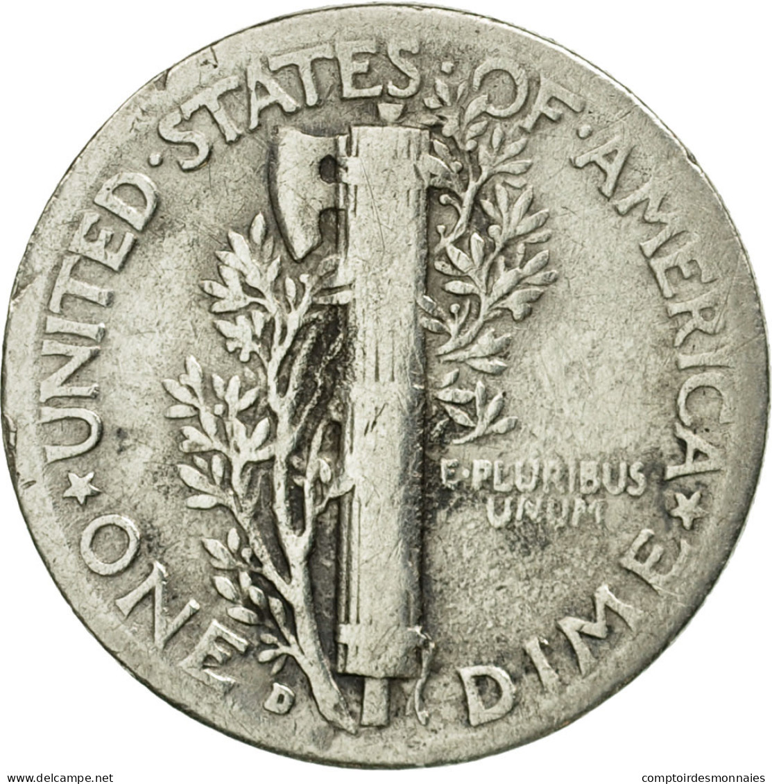 Monnaie, États-Unis, Mercury Dime, Dime, 1941, U.S. Mint, Philadelphie, TTB - 1916-1945: Mercury