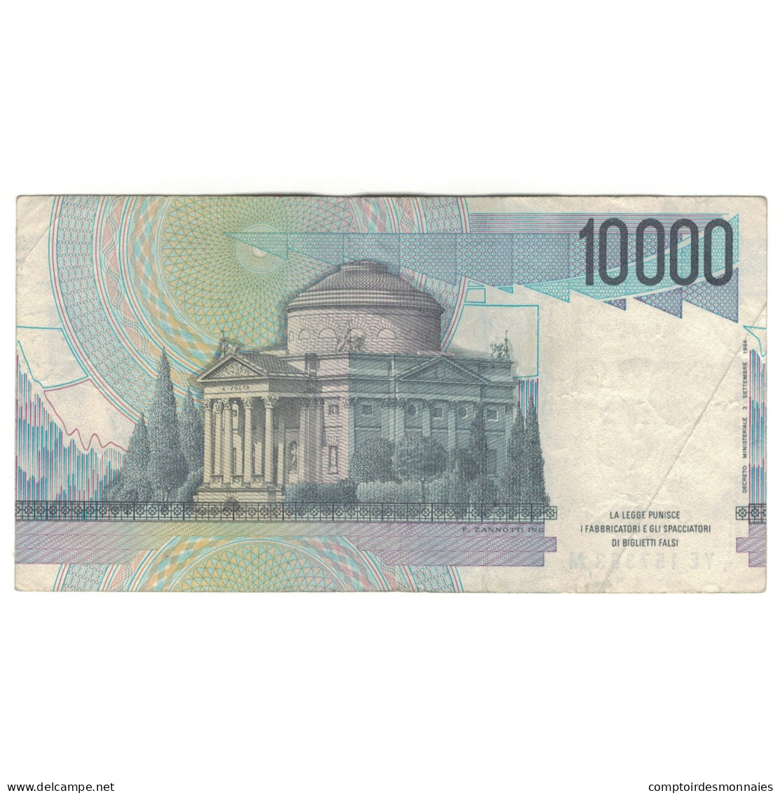 Billet, Italie, 10,000 Lire, 1984, 1984-09-03, KM:112b, TB - 10000 Lire