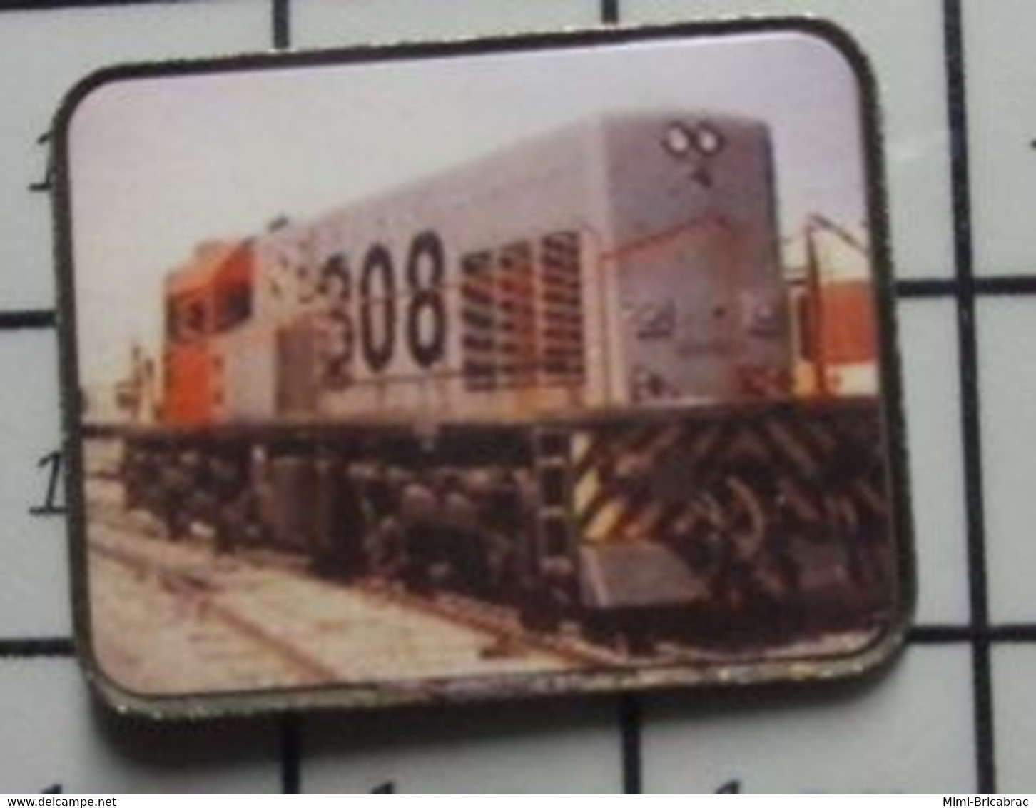 1315c Pin's Pins / Beau Et Rare / TRANSPORTS / LOCOMOTIVE A IDENTIFIER PHOTO COULEUR - Transports