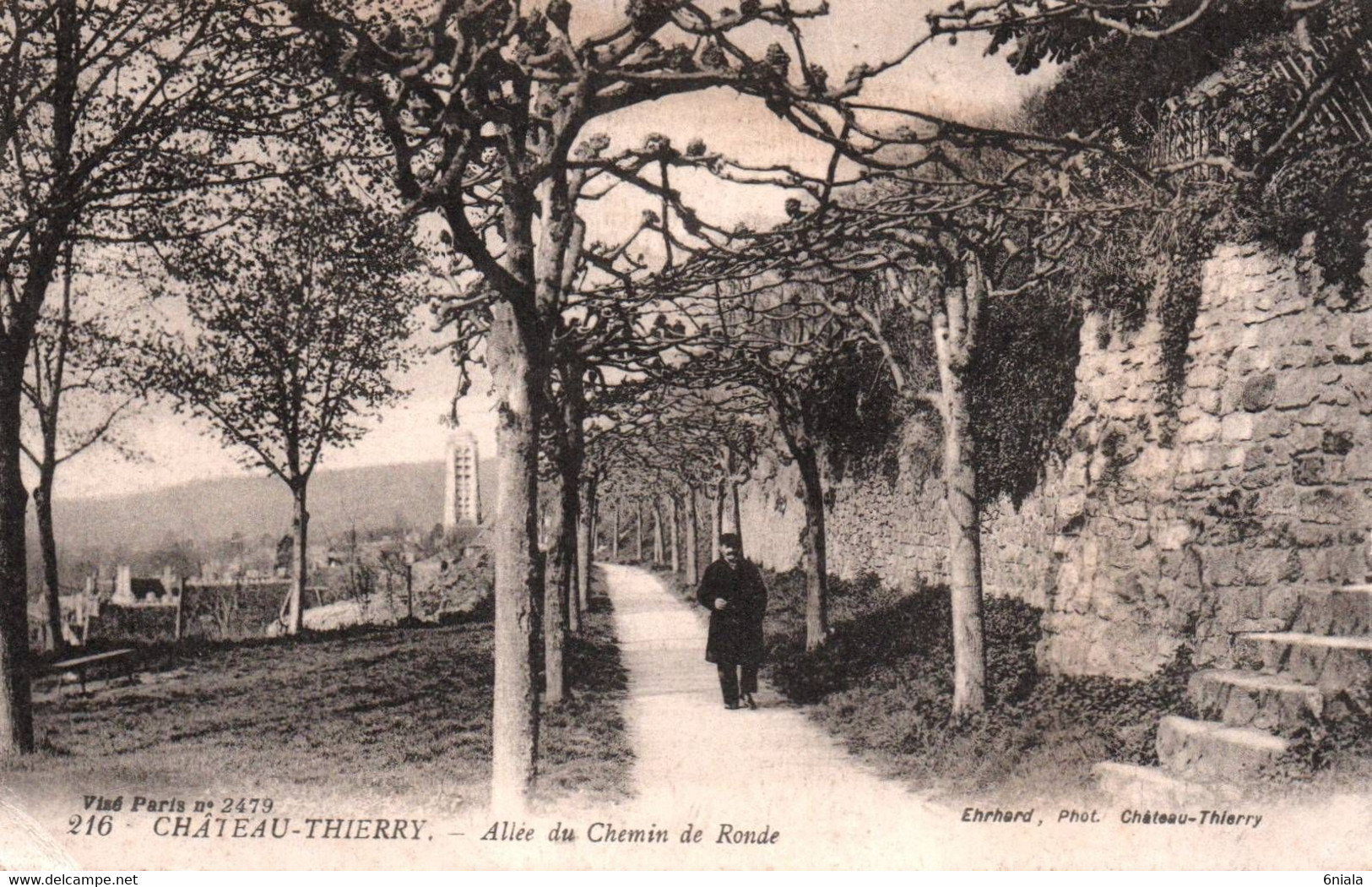 16002 CHATEAU THIERRY Allée Du Chemin De Ronde     (2 Scans) 02 - Chateau Thierry