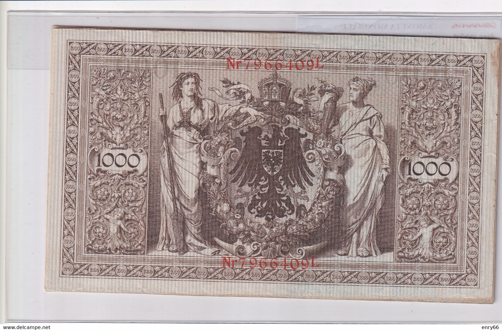 GERMANIA IMPERO 1000 MARK 1910 P 45B - 1000 Mark